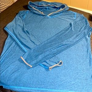 Lightweight hoodie Heathered blue